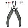 RS PRO 1-Piece Forming Plier Serrated, 150mm Overall Length, ESD Safe, Insulated Handle, Chrome Finish 238-0785
