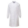 Portwest White Men's Reusable Lab Coat Size M with 3 Pockets 171-6839