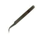 RS PRO 120mm Low Carbon Austenitic Steel Very Fine Curved Tweezer 238-0709