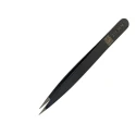 RS PRO 120mm Low Carbon Austenitic Steel Strong ESD Safe Tweezer 238-0676