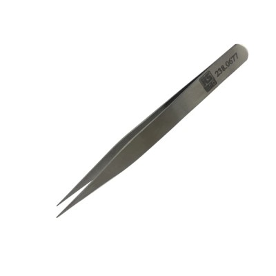 RS PRO 120mm Low Carbon Austenitic Steel Strong Tweezer 238-0677