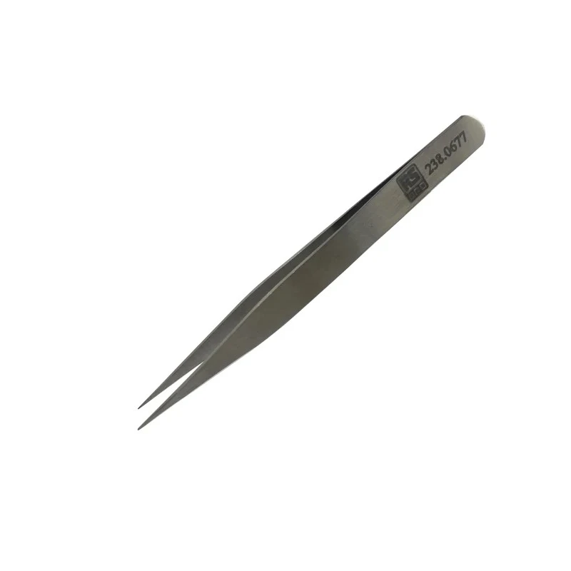 RS PRO 120mm Low Carbon Austenitic Steel Strong Tweezer 238-0677