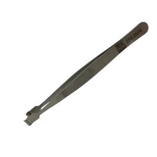 RS PRO 120mm Low Carbon Austenitic Steel Rounded Tweezer 238-0698