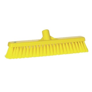 Vikan Broom Yellow Broom with Polypropylene Bristles for Dry Areas 31786