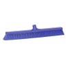 Vikan Broom Push Style Purple with Polypropylene Bristles for Dry Areas 65mm Width 610x65x125mm 31998