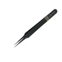 RS PRO 110mm Low Carbon Austenitic Steel Fine ESD Safe Tweezer 238-0703