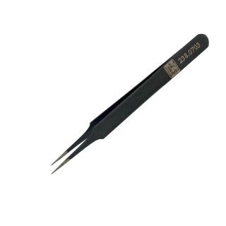 RS PRO 110mm Low Carbon Austenitic Steel Fine ESD Safe Tweezer 238-0703