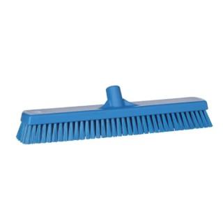 Vikan Blue Broom with Polypropylene Bristles Hard Washing Brush for Wall and Floors 70623