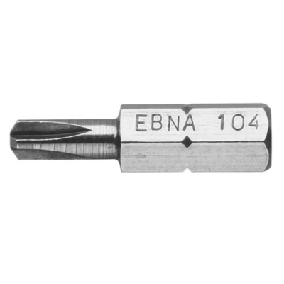 Facom Hex Screwdriver Bit, 6.35 mm Hex Drive, 4 mm Tip Size, 25 mm Overall Length EBNA.104