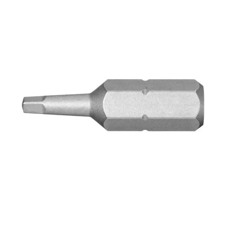 Facom Square Screwdriver Bit, 6.35 mm Drive Size, 76.2 mm Tip Size, 25 mm Overall Length, Square Drive ECAR.103