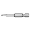 Facom Square Screwdriver Bit 1/4-6.35 mm Drive Size, 25.4 mm Head Size, 6 Point Socket Drive, 50 mm Overall Length ECAR.601