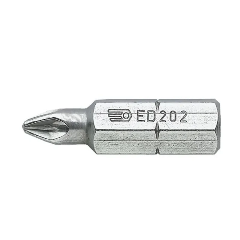 Facom Screwdriver Bit Pozidriv Drive PZ3 Size, 7.94 mm Tip, 32 mm Overall Length ED.203