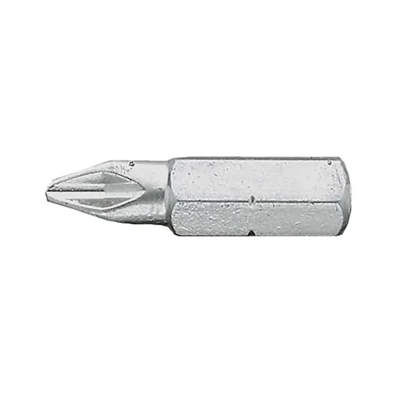 Facom Screwdriver Bit, Phillips Drive, 5/16 in Tip, PH2 Size, 32 mm Overall Length EP.202