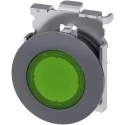 Siemens SIRIUS ACT 3SU10 Series Green Momentary Push Button Switch, 30 mm Cutout, IP66, IP67, IP69K 3SU1061-0JB40-0AA0