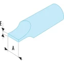 Facom Screwdriver Bit 6.35 mm Tip, Impact Drive, 50 mm Overall Length ES.606.5