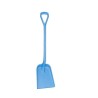 Vikan Blue Square Shovel Polypropylene Handle 1040 mm Length, Blade 327x271 mm, Metal Detectable 56263
