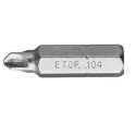 Facom Screwdriver Bit, 6.35 mm Drive Size, 1 mm Tip Size, Hex Drive, 25 mm Overall Length ETOR.101