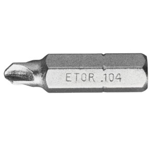 Facom Screwdriver Bit, 6.35 mm Drive Size, 1 mm Tip Size, Hex Drive, 25 mm Overall Length ETOR.101