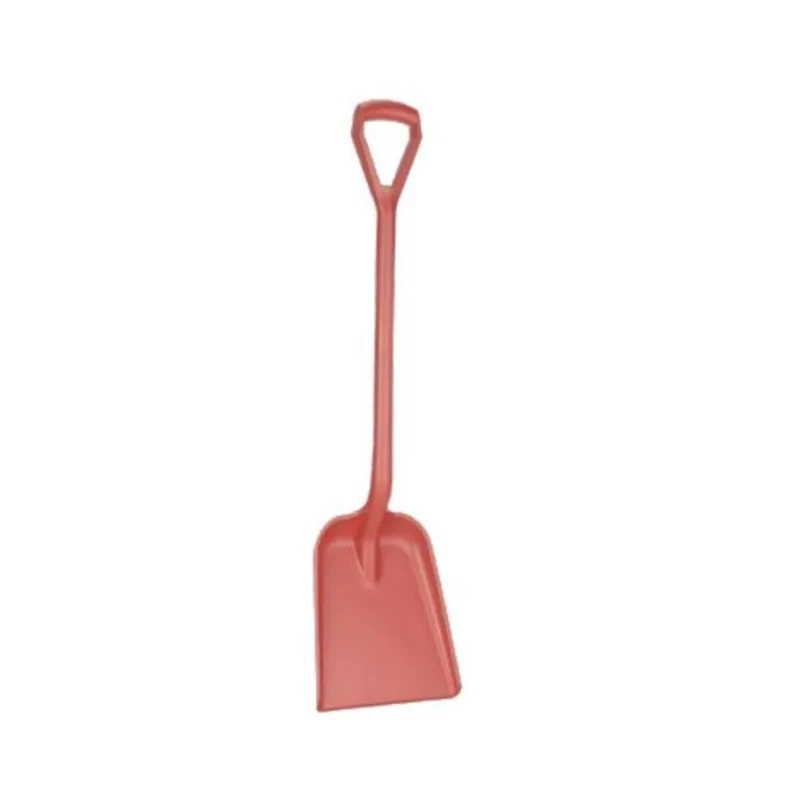 Vikan Square Shovel Red with Polypropylene Handle, Blade Width 271 mm, Blade Length 327 mm, Handle Length 1040 mm 56264
