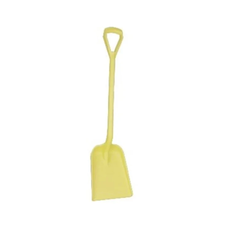 Vikan Square Shovel with Polypropylene Handle, Blade Width 271 mm, Handle Length 1040 mm, Yellow 56266