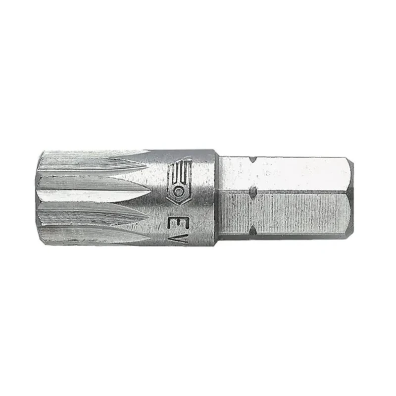 Facom Screwdriver Bit M12 Size, 7.87 mm Hex Drive, 36 mm Overall Length EV.212