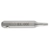 Facom Screwdriver Bit, 4 mm Hex Drive Size, T7 Tip, 28 mm Overall Length, 1-Piece EX.007