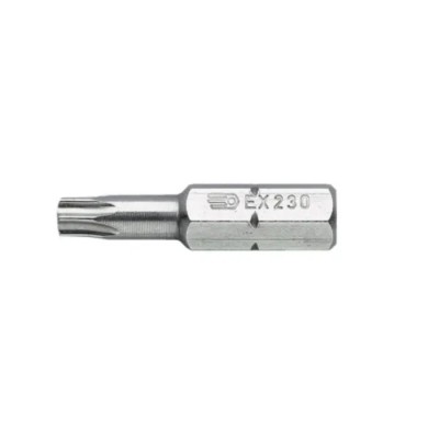 Facom Screwdriver Bit with 7.87 mm Hex Drive Size, T50 Torx Tip, 35 mm Overall Length EX.250