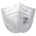 JSP F600 Series FFP2 Disposable Face Mask Flat Fold 40 Per Pack White Protective Respirator 