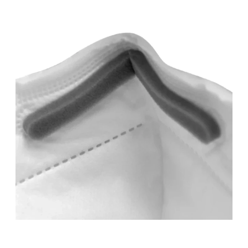 JSP F600 Series FFP2 Disposable Face Mask Flat Fold 40 Per Pack White Protective Respirator 