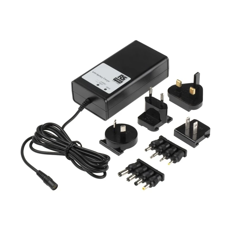 RS PRO Battery Pack Charger For 14V, 1.4 V, NiCd, NiMH 2000 mA, Battery Pack with UK, US, EU, AUS Plug 173-5593