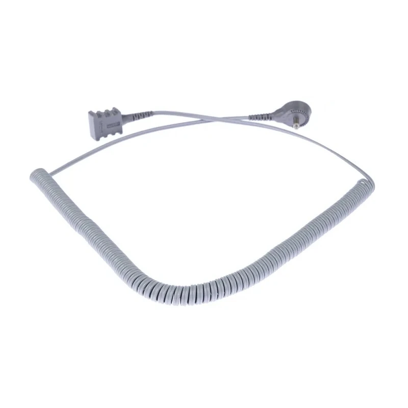 SCS ESD Grounding Cord Dual Conductor Coil Cord 5ft Coiled 1Mohm Resistor 2360R