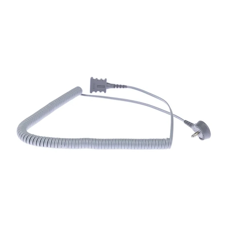 SCS ESD Grounding Cord Dual Conductor Coil Cord 5ft Coiled 1Mohm Resistor 2360R