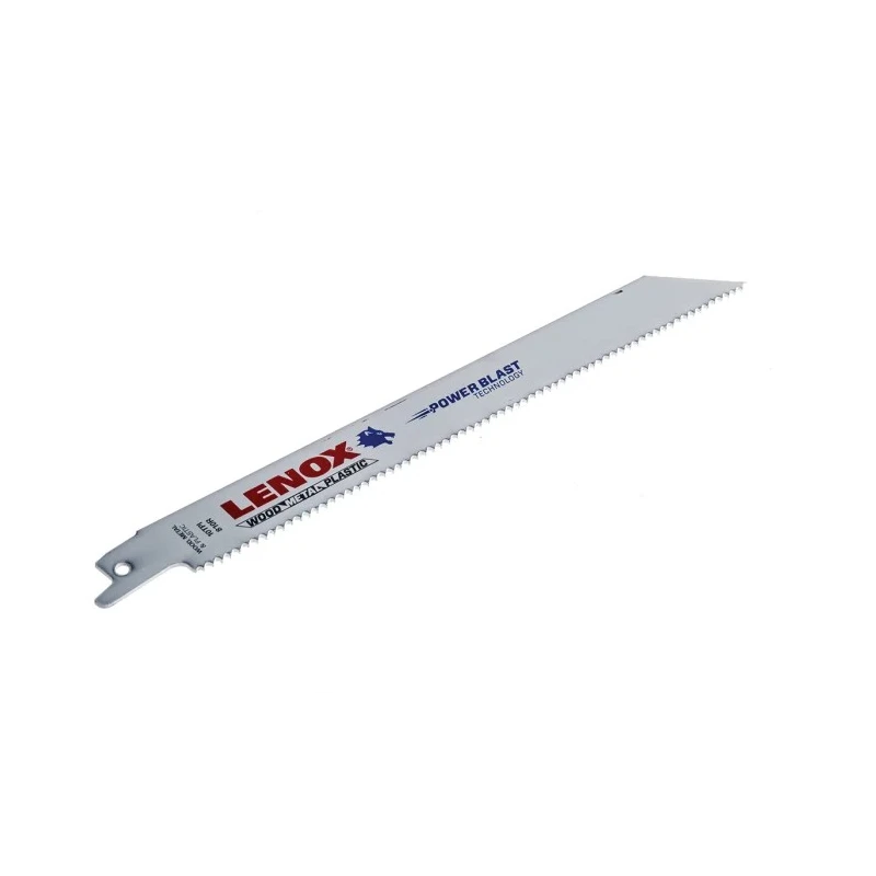 Lenox Reciprocating Saw Blade 5-Piece Set 203 mm Length 19 mm Width 1.3 mm Thickness 10 Teeth Per Inch 20580810R