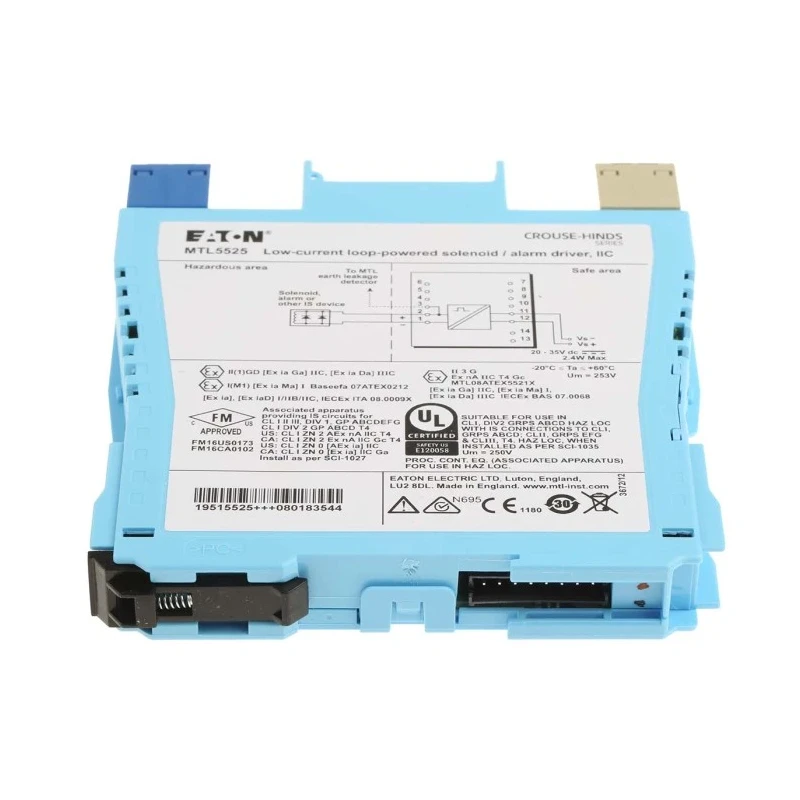 Eaton Signal Conditioner Voltage Input 1.4-4.5 V dc, Voltage Output 7.8-24 V, Supply 20, 35 V dc, Zone 0 IIC T4 to 6 MTL5525