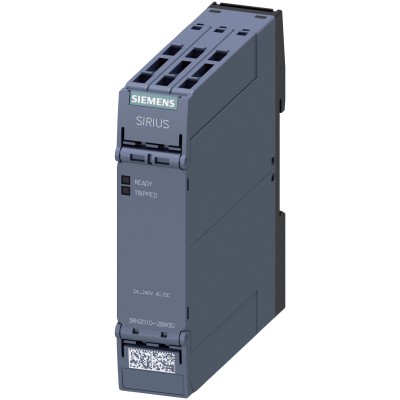Siemens Monitoring Relay DPDT DIN Rail 0V AC 0 V AC 3RN2010-2BW30