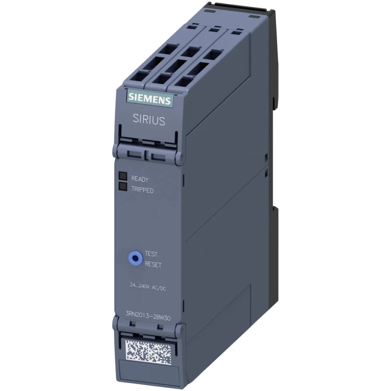 Siemens Monitoring Relay DPDT DIN Rail Mount 0V AC 0 V AC 3RN2013-2BW30