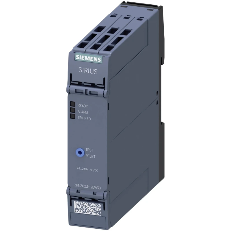 Siemens Thermistor Motor Protection Monitoring Relay DIN Rail Mount 0V AC 0 V AC 3RN2023-2DW30