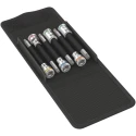 Wera 6-Piece 3/8 in Bit Socket Set with Holding Function, Chrome Vanadium Steel, TX25-TX50 05003185001
