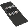 Wera 6-Piece 3/8 in Bit Socket Set with Holding Function, Chrome Vanadium Steel, TX25-TX50 05003185001