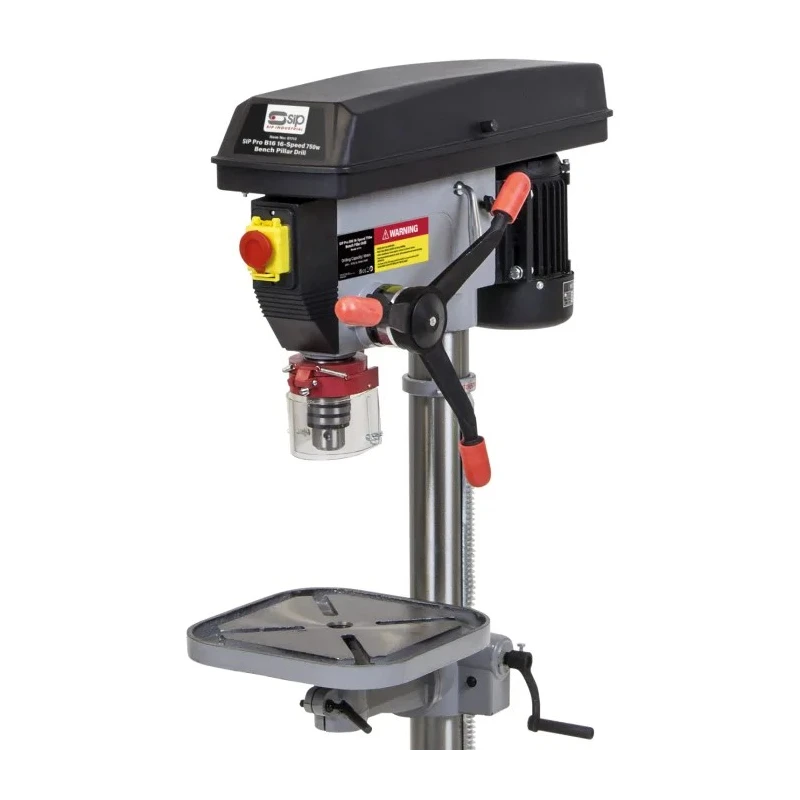 SIP 550W 2770rpm Bench Mount Pillar Drill with 16mm Chuck Size 01713