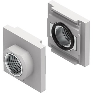 Festo Pneumatic Connection Plate for 526083 with G3/4 Ports, Die-Cast Aluminium, Moderate Corrosion Resistance, RoHS MS6-AGE