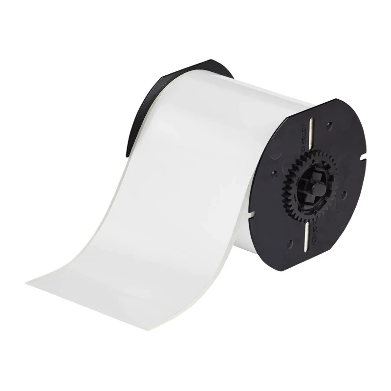Brady Durable Low-Shrink White Vinyl Label Roll 101.6 mm Width B30C-4000-595-WT