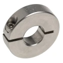 Ruland One-Piece Stainless Steel Shaft Collar, Clamp Screw Fastening, Bore 12 mm, OD 30 mm, Width 8 mm ENCL30-12MM-SS