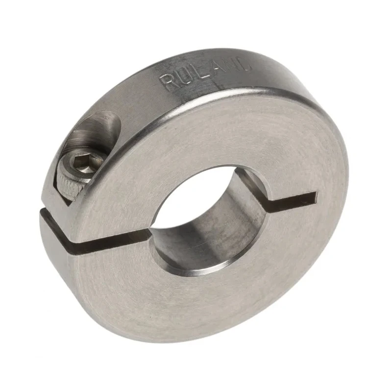Ruland One-Piece Stainless Steel Shaft Collar, Clamp Screw Fastening, Bore 12 mm, OD 30 mm, Width 8 mm ENCL30-12MM-SS