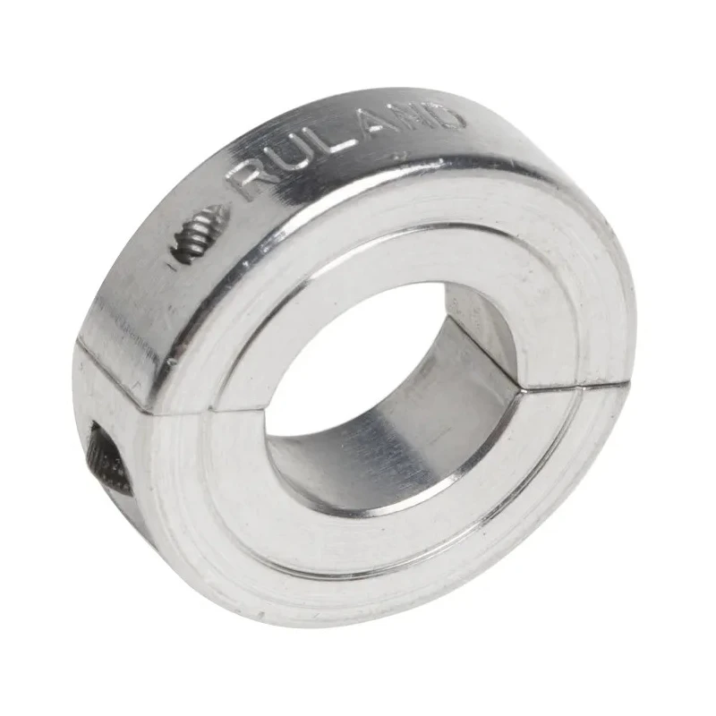 Ruland Two Piece Aluminium Shaft Collar, Clamp Screw Fastening, Bore 10mm, Outside Diameter 20mm, Width 5.5mm ENSP20-10MM-A