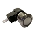 RS PRO Push Button Switch, Latching, Panel Mount, 19.1 mm Cutout, SPST, IP67, 125 V AC, 16/26 A Current 175-8035