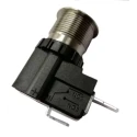 RS PRO Push Button Switch, Latching, Panel Mount, 19.1 mm Cutout, SPST, IP67, 125 V AC, 16/26 A Current 175-8035