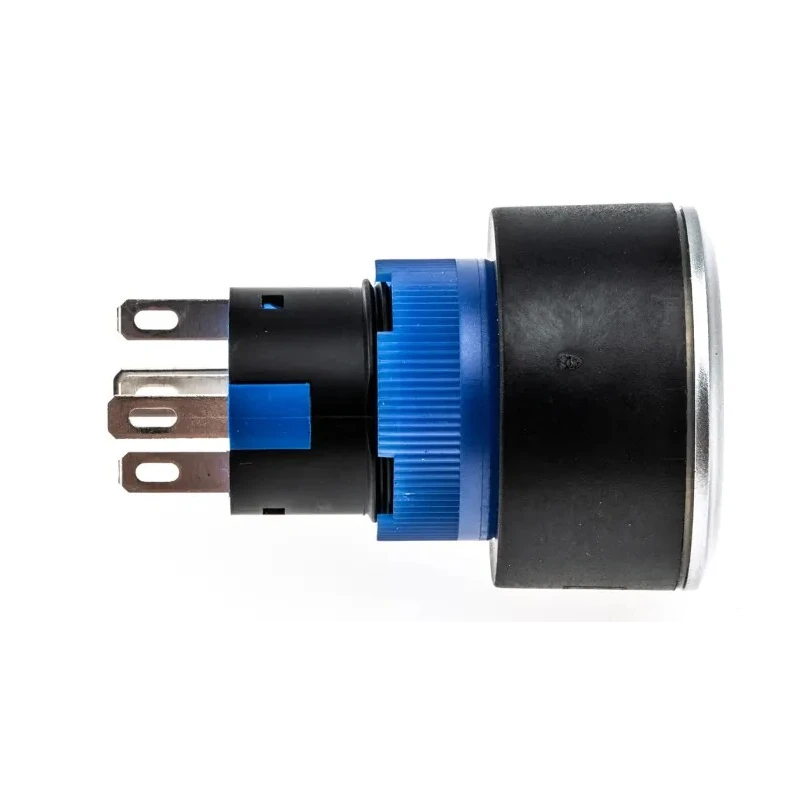 RS PRO Illuminated Momentary Push Button Switch Panel Mount SPDT Blue LED IP65 250 V 175-8279