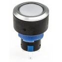 RS PRO Illuminated Momentary Push Button Switch Panel Mount SPDT Blue LED IP65 250 V 175-8279
