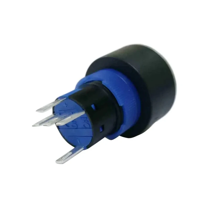 RS PRO Illuminated Push Button Switch Momentary Panel Mount SPDT Silver LED Green 22.2 mm Cutout IP65 250V 175-8419